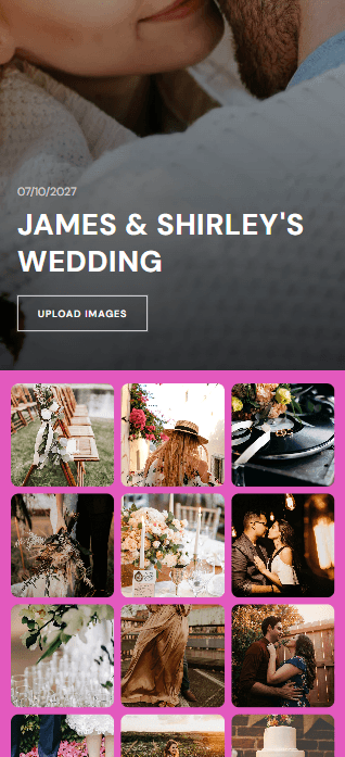 Wedding photo gallery